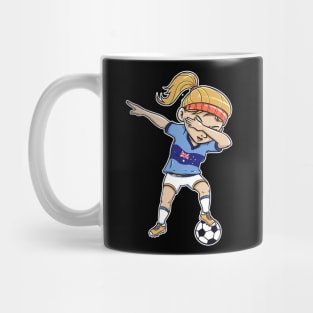 Dabbing Soccer Player Funny Australia Fan T-Shirt girl Mug